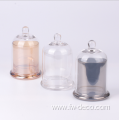 Glass Candle Holder with Dome Cloche